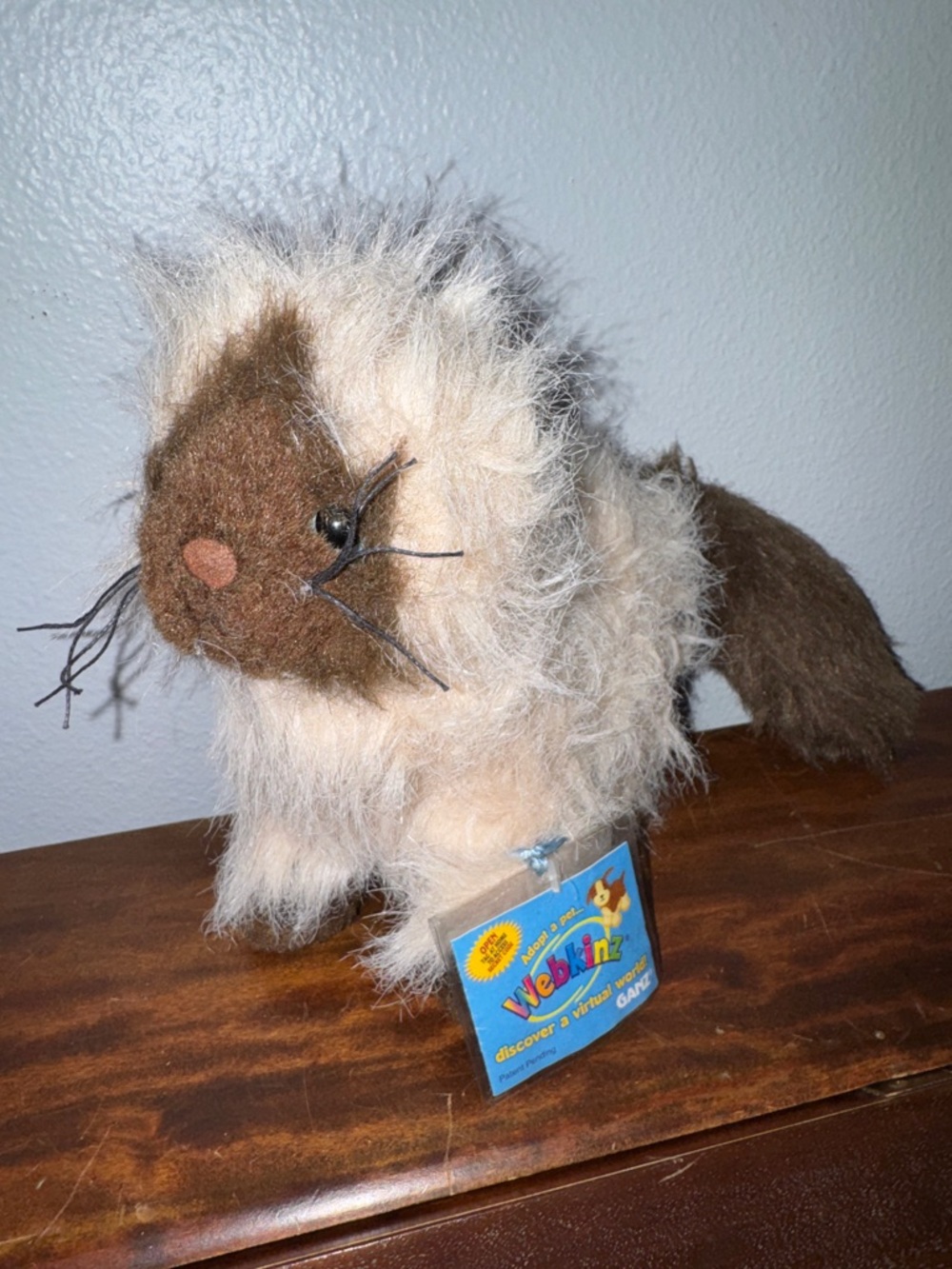 GANZ Webkinz Himalayan Cat Plush Fluffy Stuffed Animal